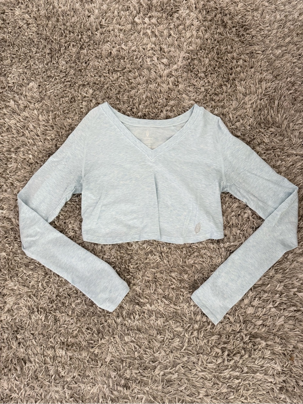 Free people movement cropped long sleeve
